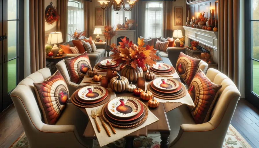 thanksgiving table spread image