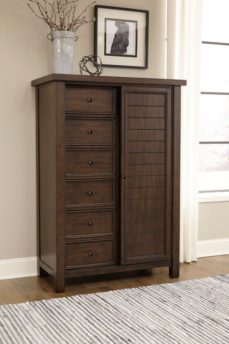 Logandale Door Chest BROWN