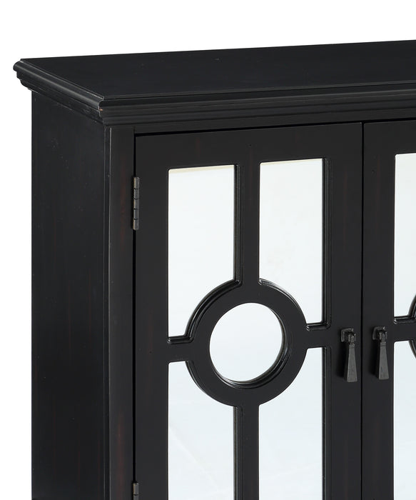 Poppy Accent Cabinet BLACK