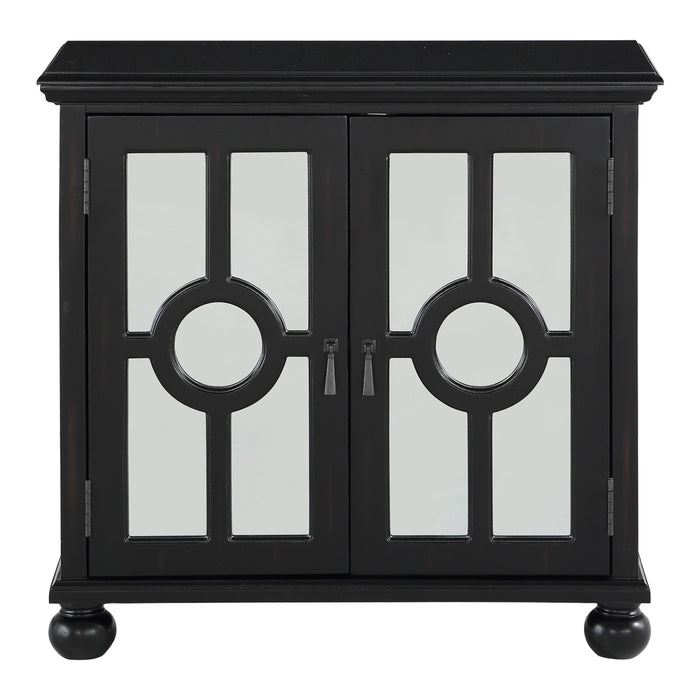 Poppy Accent Cabinet BLACK