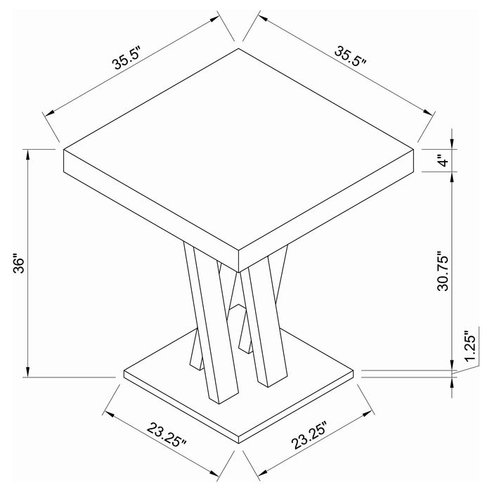 Freda Counter Height Dining Table