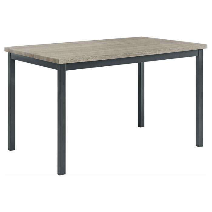 Garza Rectangular Dining Table Black image