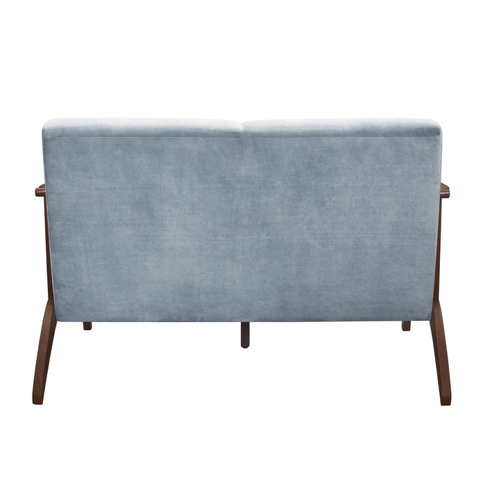 Carlson Loveseat BLUE/GREY