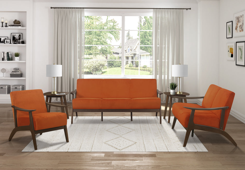 Carlson Loveseat ORANGE