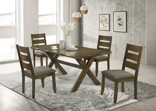 alston-rustic-trestle-five-piece-dining-set