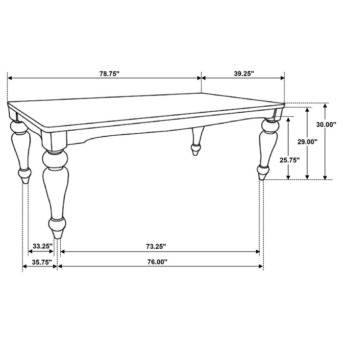 Bridget 7 Pc Dining Set