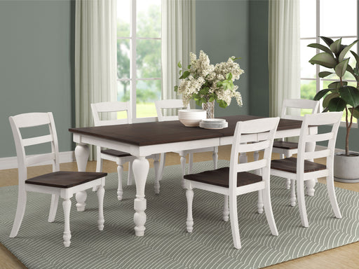 madelyn-7-piece-rectangle-dining-set-dark-cocoa-and-coastal-white