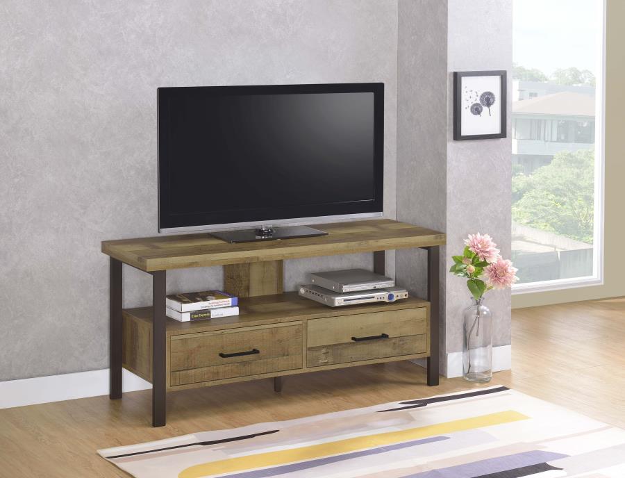 Ruston 47" 2-drawer TV Console WEATHERED PINE