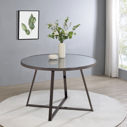 jillian-round-dining-table-with-tempered-mirror-top-black-nickel