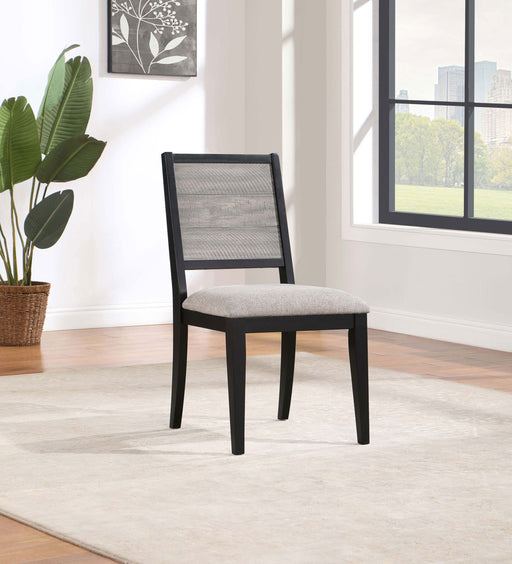 elodie-upholstered-padded-seat-dining-side-chair-dove-grey-and-black-set-of-2