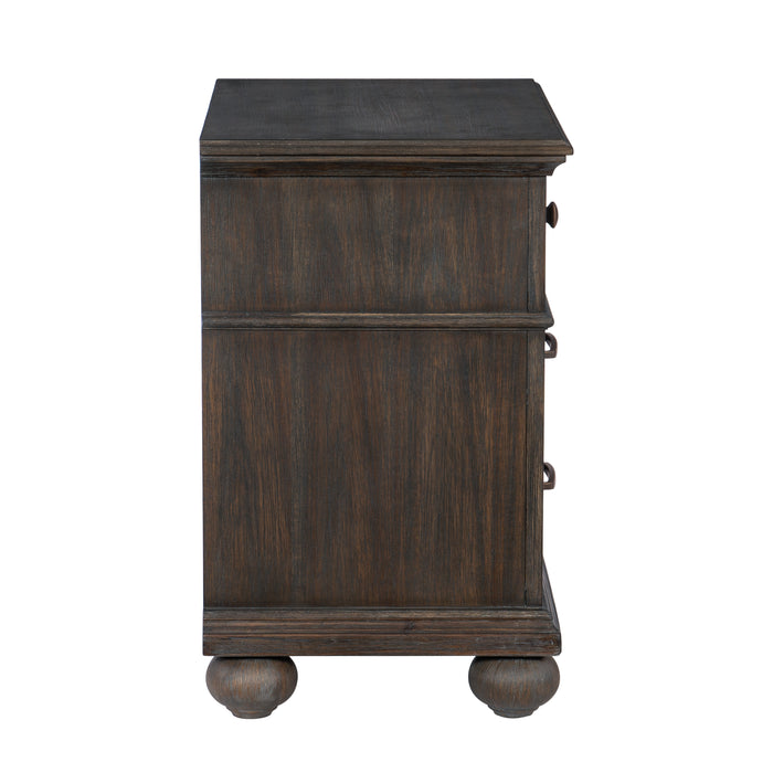 Motsinger Nightstand WIRE BRUSHED BROWN