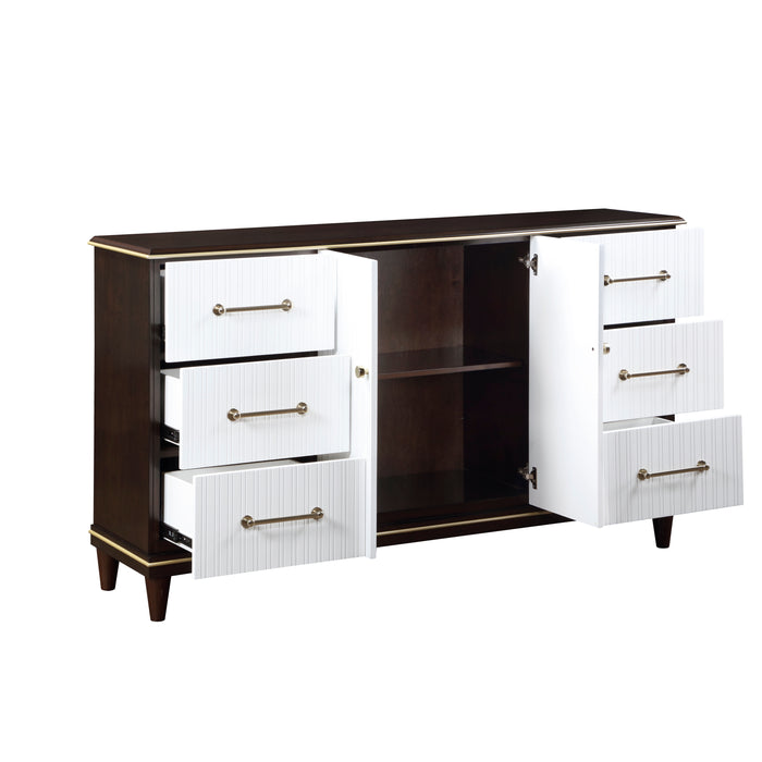 Niles Dresser WHITE/CHERRY