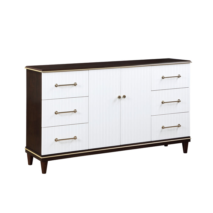 Niles Dresser WHITE/CHERRY