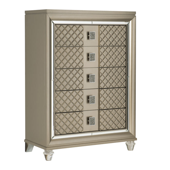 Loudon Chest CHAMPAGNE METALLIC