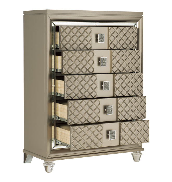 Loudon Chest CHAMPAGNE METALLIC