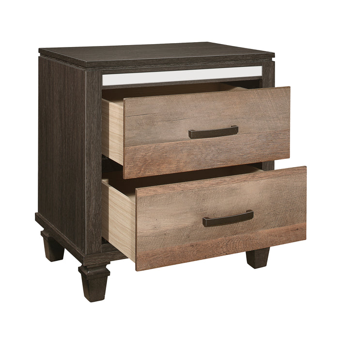 Danridge Nightstand BROWN/EXPRESSO