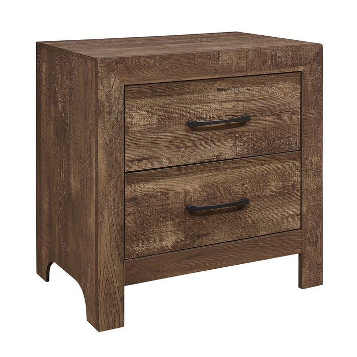 Corbin Nightstand RUSTIC BROWN