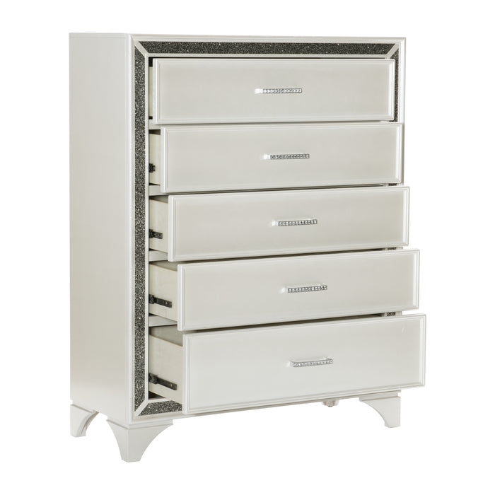 Salon Chest PEARL WHITE