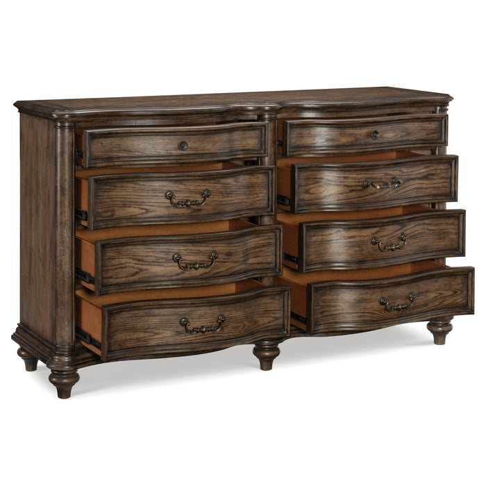 Heath Court Dresser BROWN OAK