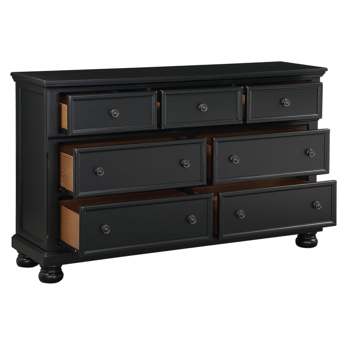 Laurelin Dresser BLACK SAND-THRU