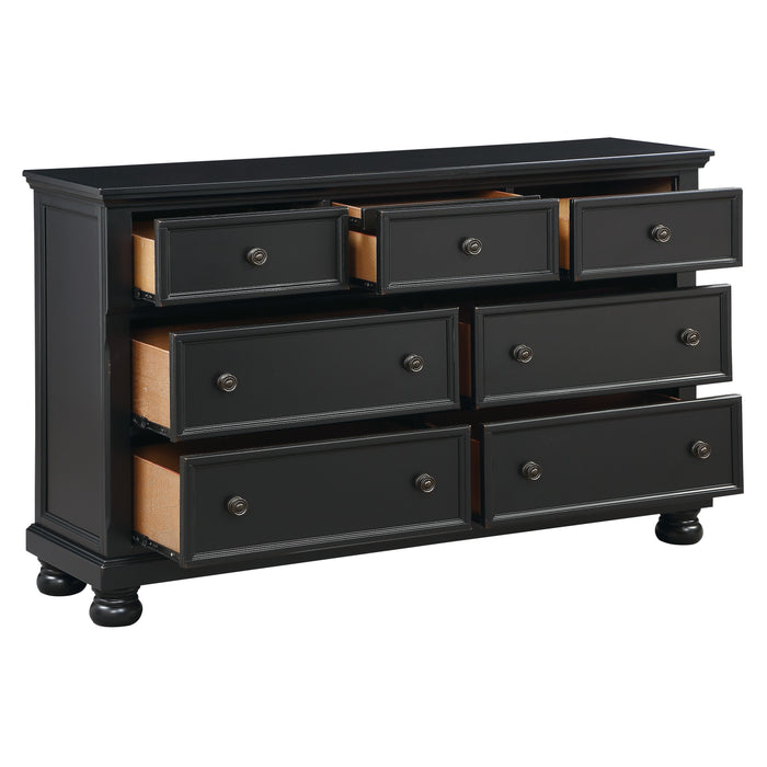 Laurelin Dresser BLACK SAND-THRU