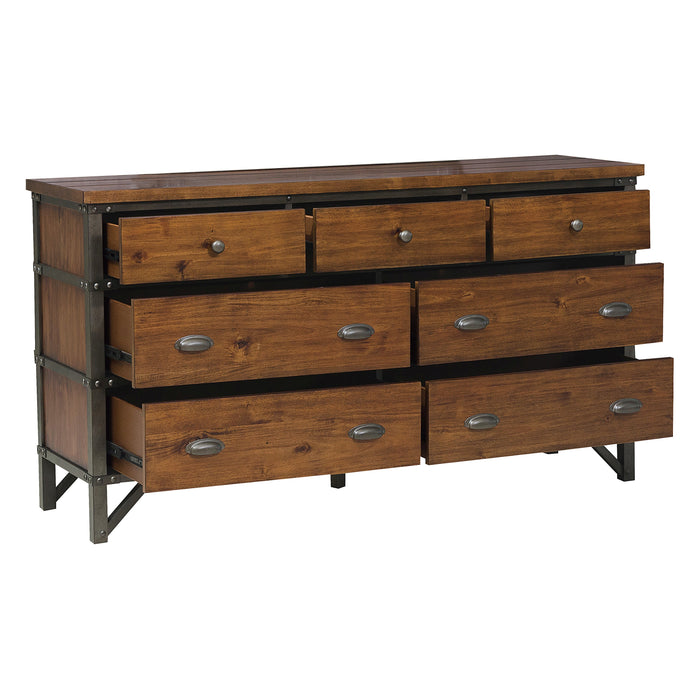 Holverson Dresser RUSTIC BROWN MILK CRATE