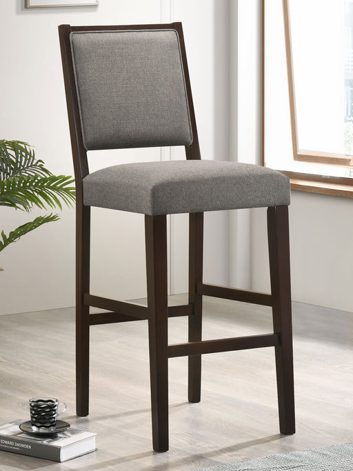 bedford-upholstered-open-back-bar-stools-with-footrest-set-of-2-grey-and-espresso