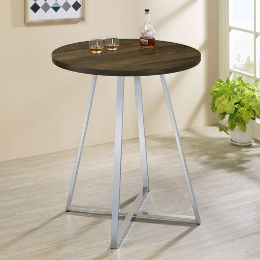 burkhart-sled-base-round-bar-table-brown-oak-and-chrome