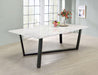 mayer-rectangular-dining-table-faux-white-marble-and-gunmetal