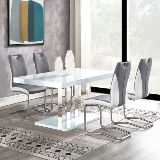 brooklyn-5-piece-dining-set-white-and-chrome