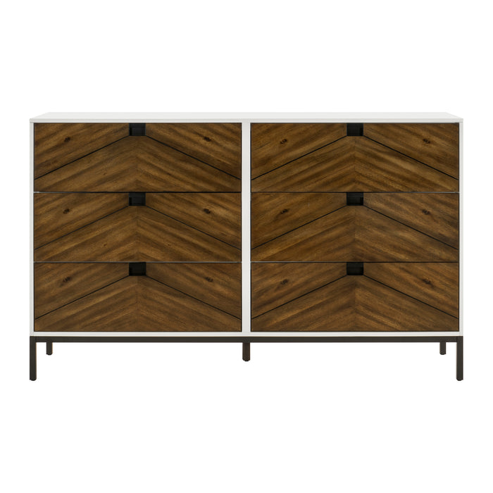 Olso Dresser WALNUT/WHITE