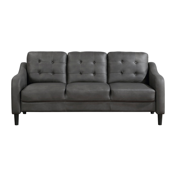 Mallory Sofa GREY MICROFIBER