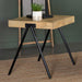 avery-square-end-table-with-metal-legs-natural-and-black-solid-wood