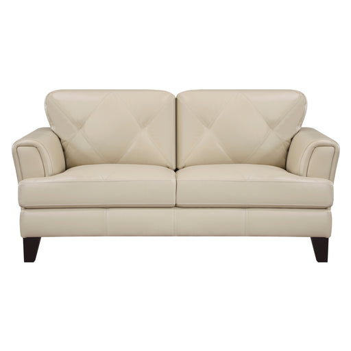 thierry-top-grain-leather-loveseat-cream