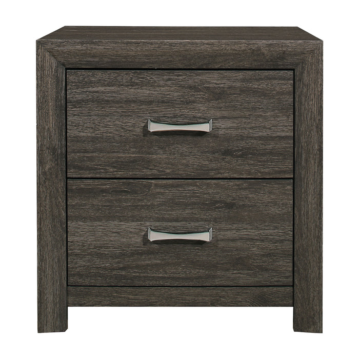 Edina Nightstand DARK GREY