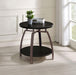 dacre-round-end-table-dark-grey-and-black-nickel