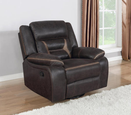 greer-upholstered-tufted-back-glider-recliner-dark-brown