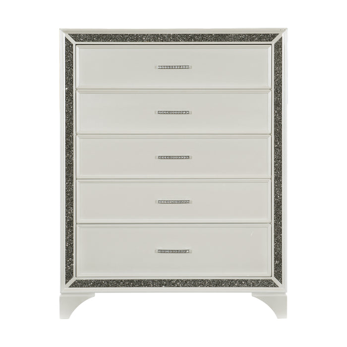 Salon Chest PEARL WHITE