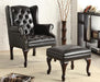 roberts-button-tufted-back-accent-chair-with-ottoman-black-and-espresso