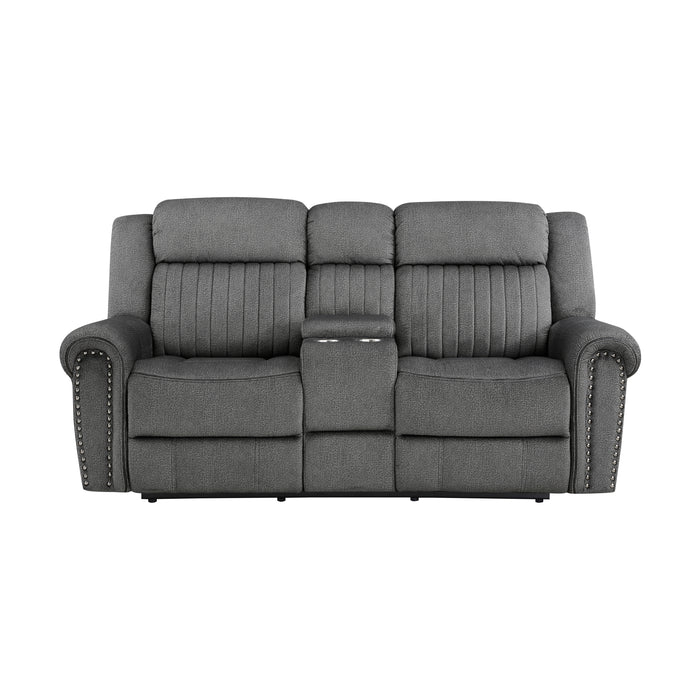 Brennen Recliner Loveseat CHARCOAL