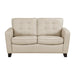 renzo-top-grain-leather-loveseat-beige