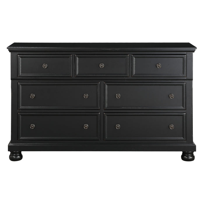 Laurelin Dresser BLACK SAND-THRU