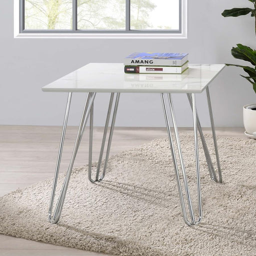 harley-hairpin-leg-square-end-table-white-and-chrome