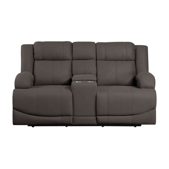 Camryn Power Recliner Loveseat CHOCOLATE