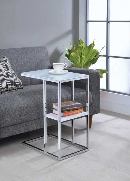 daisy-1-shelf-accent-table-chrome-and-white