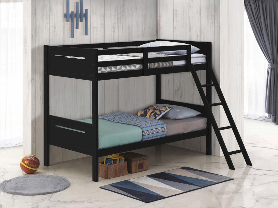 Littleton Littleton Twin/Twin Bunk Bed Black