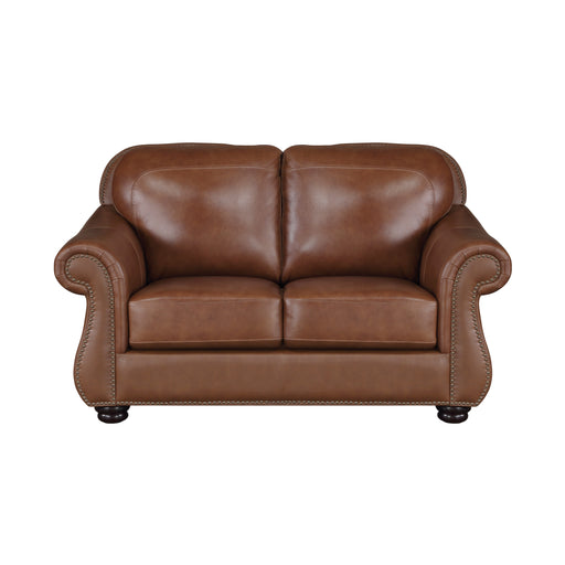 attleboro-top-grain-leather-loveseat-brown