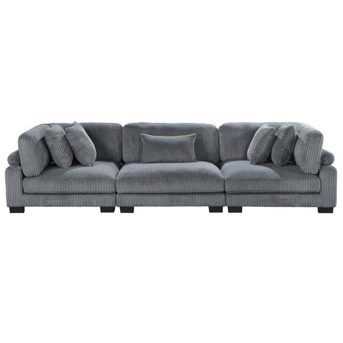 Traverse 3 PC Modular XL Sofa GREY