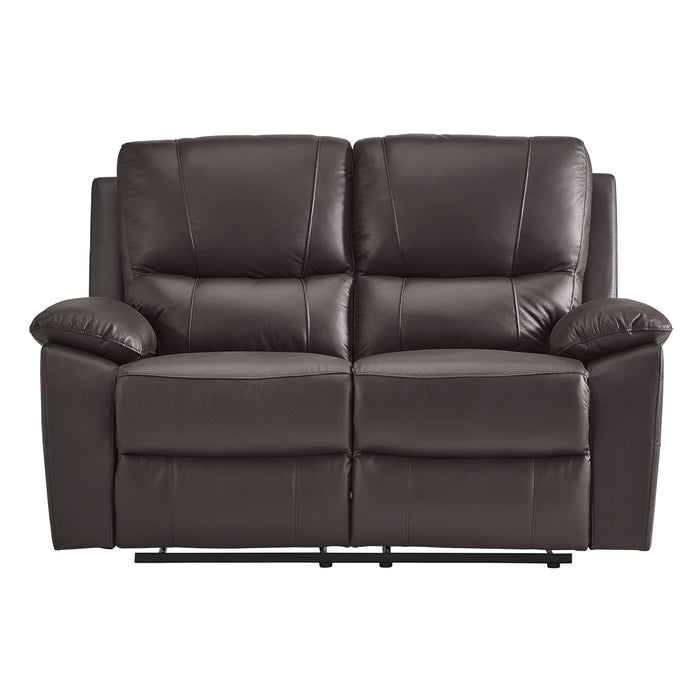 Dawson Recliner Loveseat BROWN VINYL