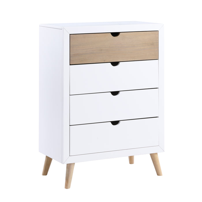 Asker Chest WHITE/NATURAL